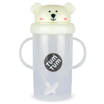 TUM TUM Tippy Up Free Flow Sippy Cup (No Valve), Sippy Cup for Toddlers, BPA Free (Pete Polar Bear 300ml)