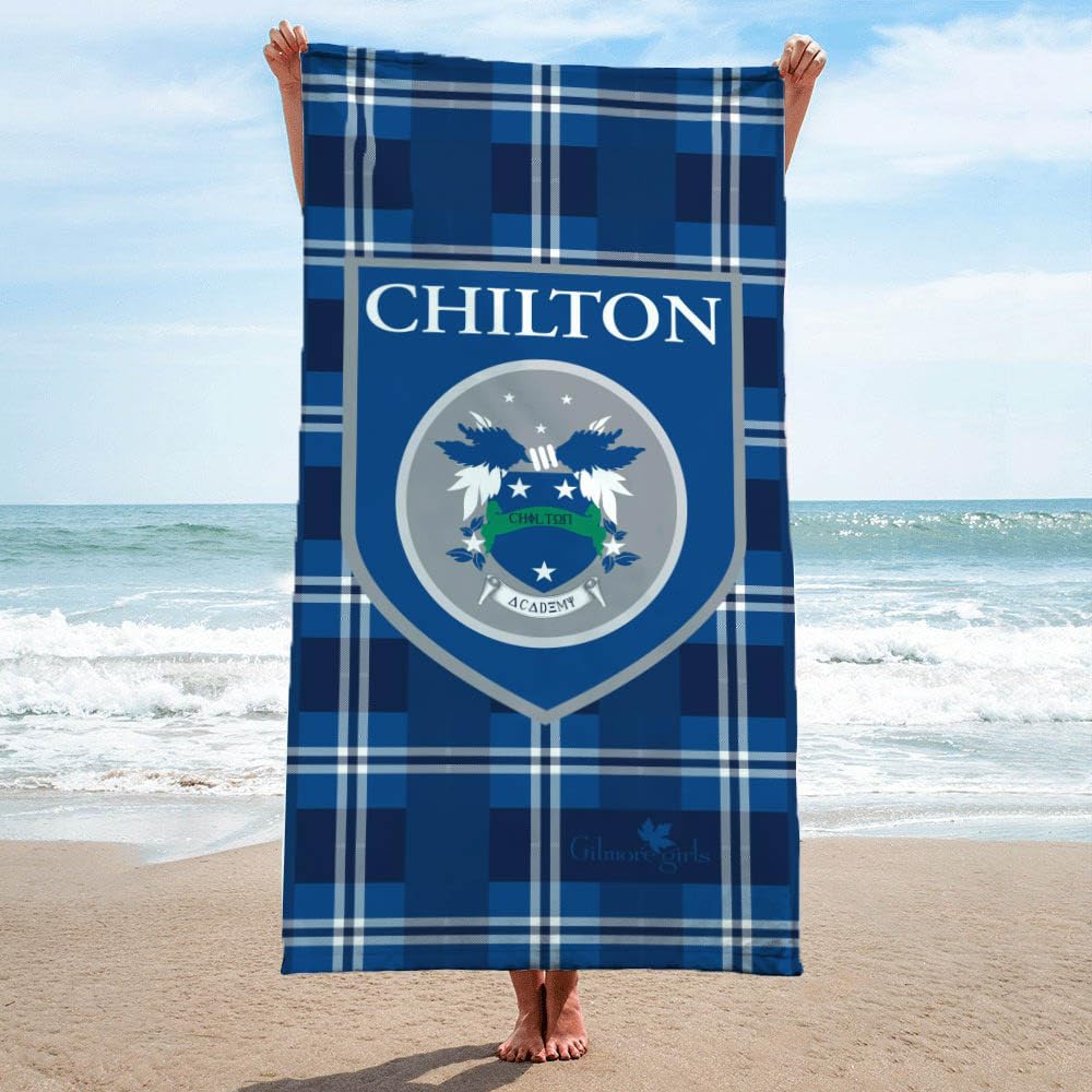 Jay Franco Gilmore Girls Chilton Bath Pool Beach Towel - Super Soft & Absorbent 100% Cotton Towel, Measures 28 X 58