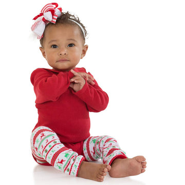 Judanzy Christmas And Halloween Baby And Toddler Leg Warmers For Girls And Boys (Newborn, Christmas Holiday)