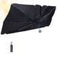 51.2 x 29.5 in, Car Windshield Sun Shade,Blocks UV Rays,Pull Cord Handle,Sturdy and Easy to Store,Universal Fit Retractable Wind