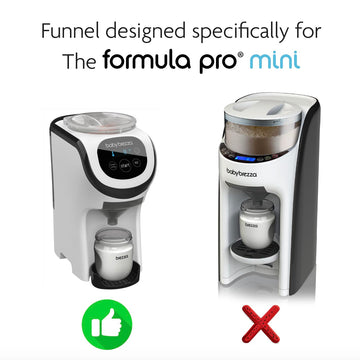 Baby Brezza Formula Pro Mini Replacement Funnel & Cover, Grey