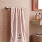 Babyholic Cartoon Baby Bath Towel,Cotton Terry, 100x50 cm, for Newborns (Pink, Medium)