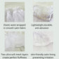 Kirei Sui Kids Animal White Sheep Ears Headband Bowtie Tail & Tutu Costume 4 Pieces Dress Up Set