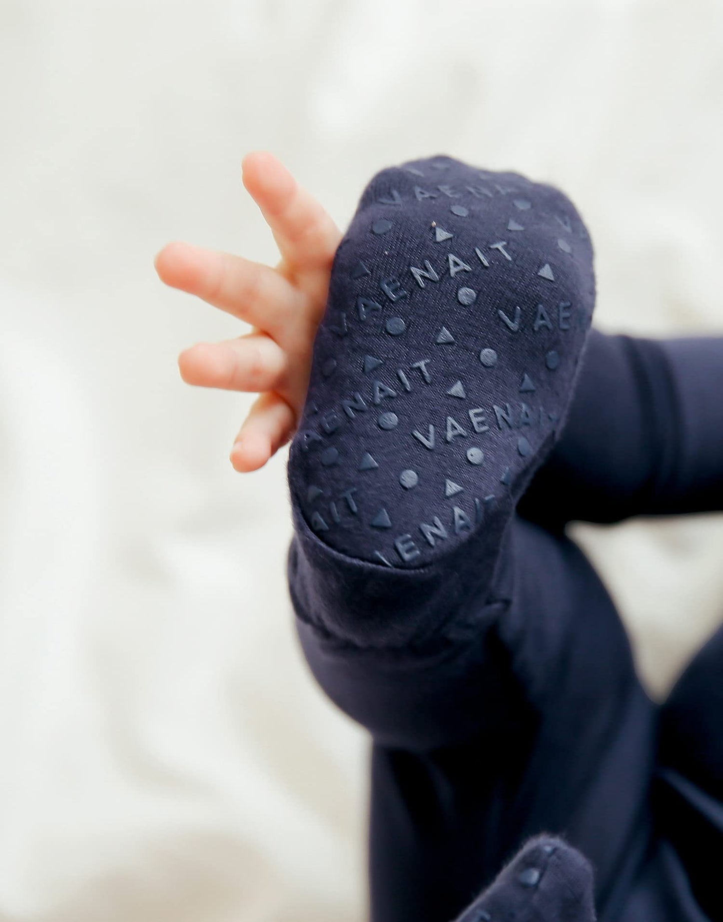 Vaenait Baby Toddler Boys Girls Solid Footie Pajama Cozy Modal Navy 0-3M