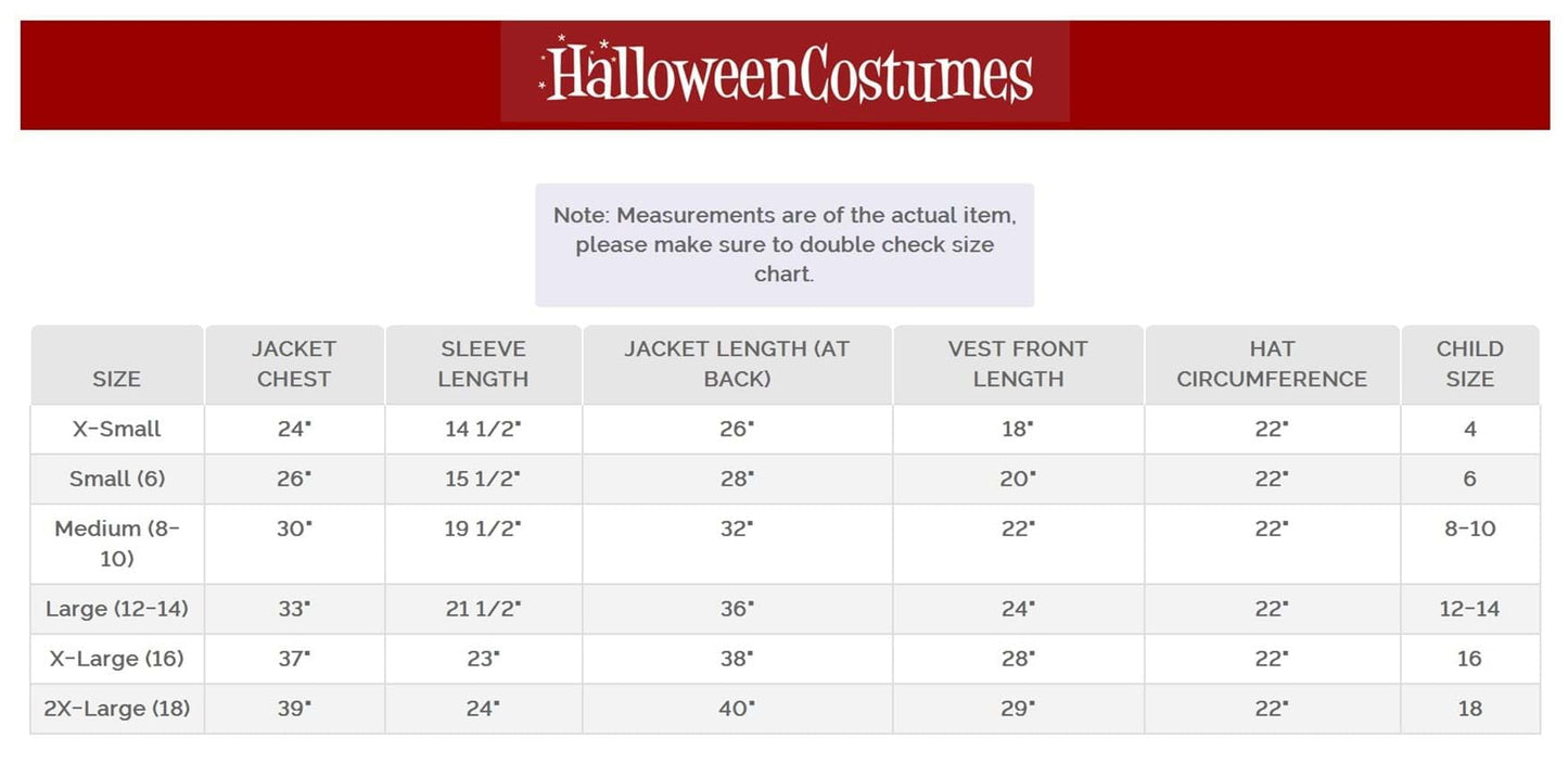 Ringmaster Costume For Kids | Child Circus Costume Includes Tailcoat Jacket, Vest, Bow Tie, Hat, And Boot Covers Red