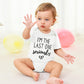 6-9 Month Boy Clothes I'M The Last One Seriously Romper Funny Bodysuit Baby Girls Cotton Outfit Letter Print Infant Bodysuit