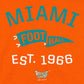 Retro Pennant Baby Apparel For Miami Football Fans (Nb-7T) (Orange Onesie, 6 Months)
