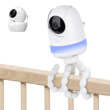 Adjustable Baby Monitor Mount For Babysense Max View/Hds2/V43/V24R/Vbm55Tx Video Baby Monitor, No Drilling Flexible Non-Slip Bab
