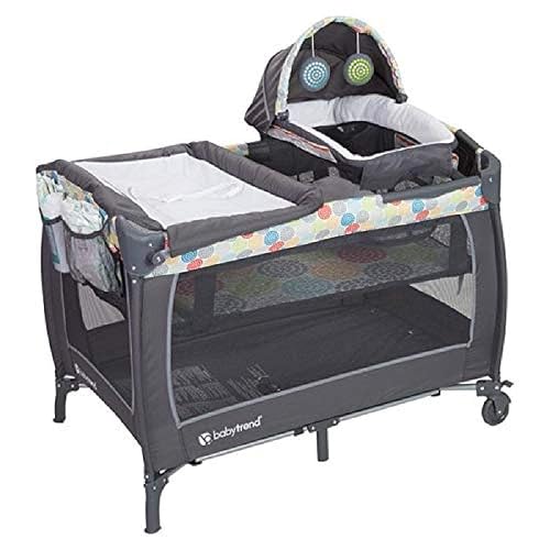 Baby Trend Lil' Snooze Deluxe Ii Nursery Center Playard, Funfetti