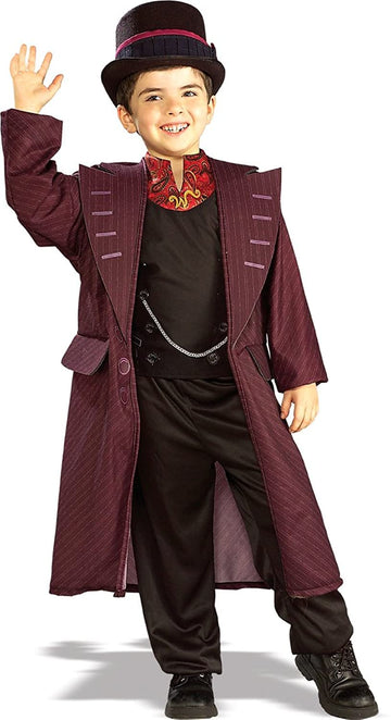 Rubie'S Kid'S Charlie And The Chocolate Factory Willy Wonka Costume, Large, Age 8 - 10, Height 4' 8' - 5'