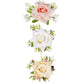 WNYUJOY 3pcs Girls Flower Hair Clips, Floral Rose Hair Barrettes w/Boutique Fully Lined Alligator, Hair Bows for Baby Newborn To