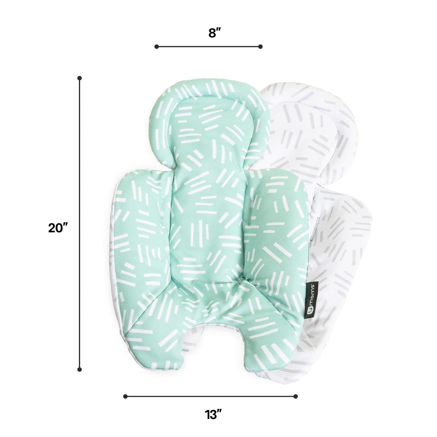 4Moms Rockaroo And Mamaroo Infant Insert, Machine Washable, Cool Mesh Fabric, Reversible Design, Mint