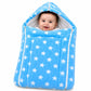 First Sleep Baby Newborn 3ZIPER Blanket Baby  Soft Winter Kids Blanket for (012 Months, 76x76cm) Sky Blue