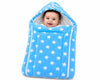 First Sleep Baby Newborn 3ZIPER Blanket Baby  Soft Winter Kids Blanket for (012 Months, 76x76cm) Sky Blue