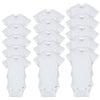Gerber Baby 15 Piece Onesies Bodysuit , White, 0-3 Months
