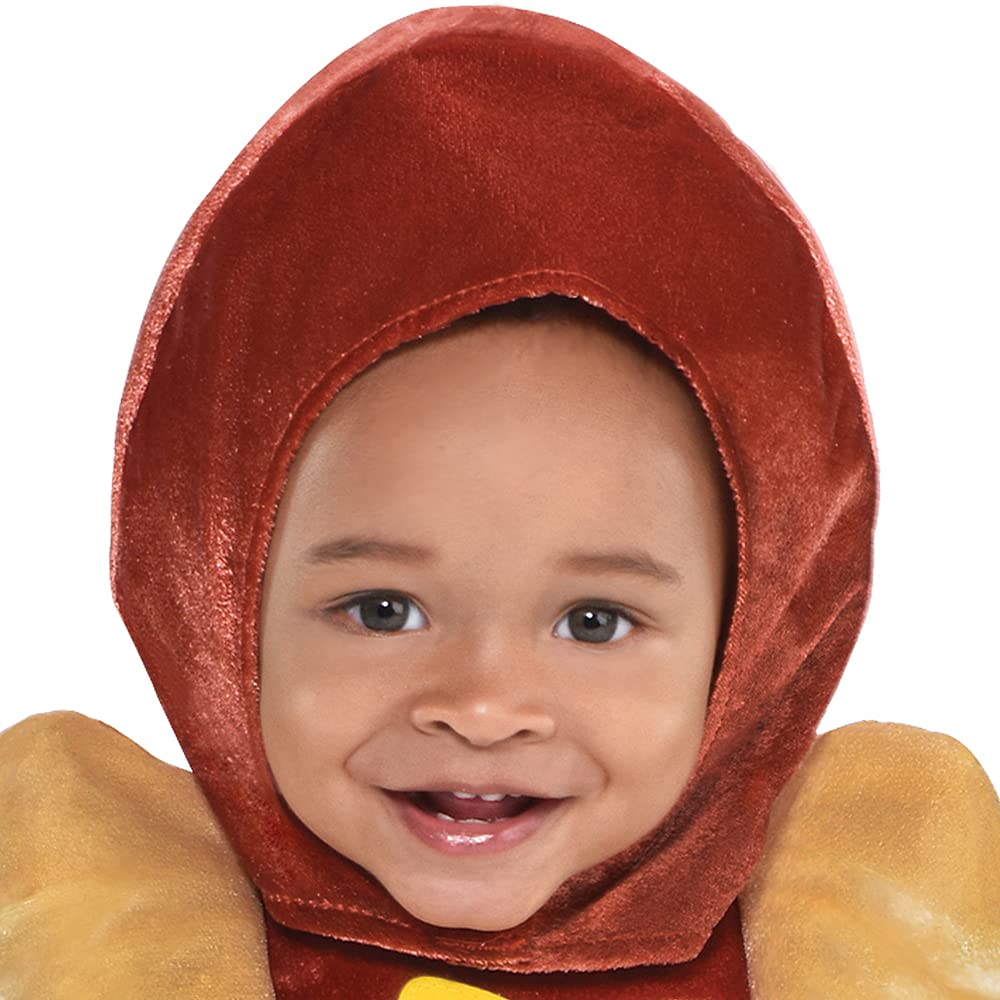 Suit Yourself Mini Hot Dog Halloween Costume For Babies, 6-12 Months, Includes Tunic With Hood
