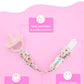 Alvababy Pacifier Clips 8 Pack Binky Paci Clip Holder Leashes For Newborn Baby Boys Girls Fits Baby Teethers Floral 8Dp15