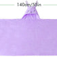 Romasa Toddler Hooded Bath Towel Ultra Soft Towel Highly Absorbent Bathrobe Blanket For Boys Girls- 27.5' X 55' (Purple)