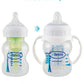 Sippy Cup Conversion Kit For Dr Browns Wide-Neck Baby Bottles, Spill-Proof Transition Kit With Silicone Sippy Nipple, Weighted S