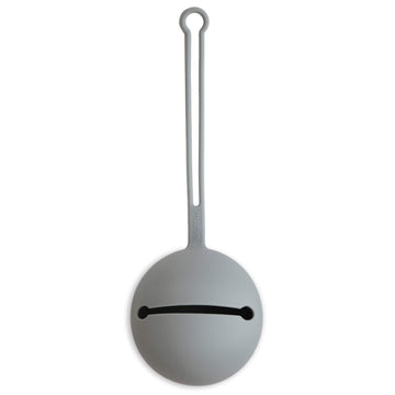 Mushie Silicone Pacifier Holder Case (Stone)