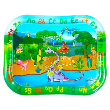 Extra Big Dinosaur Baby Water Mat, Tummy Baby Toys, Inflatable Play Mat Water Cushion Baby Toys, Fun Early Development Activity