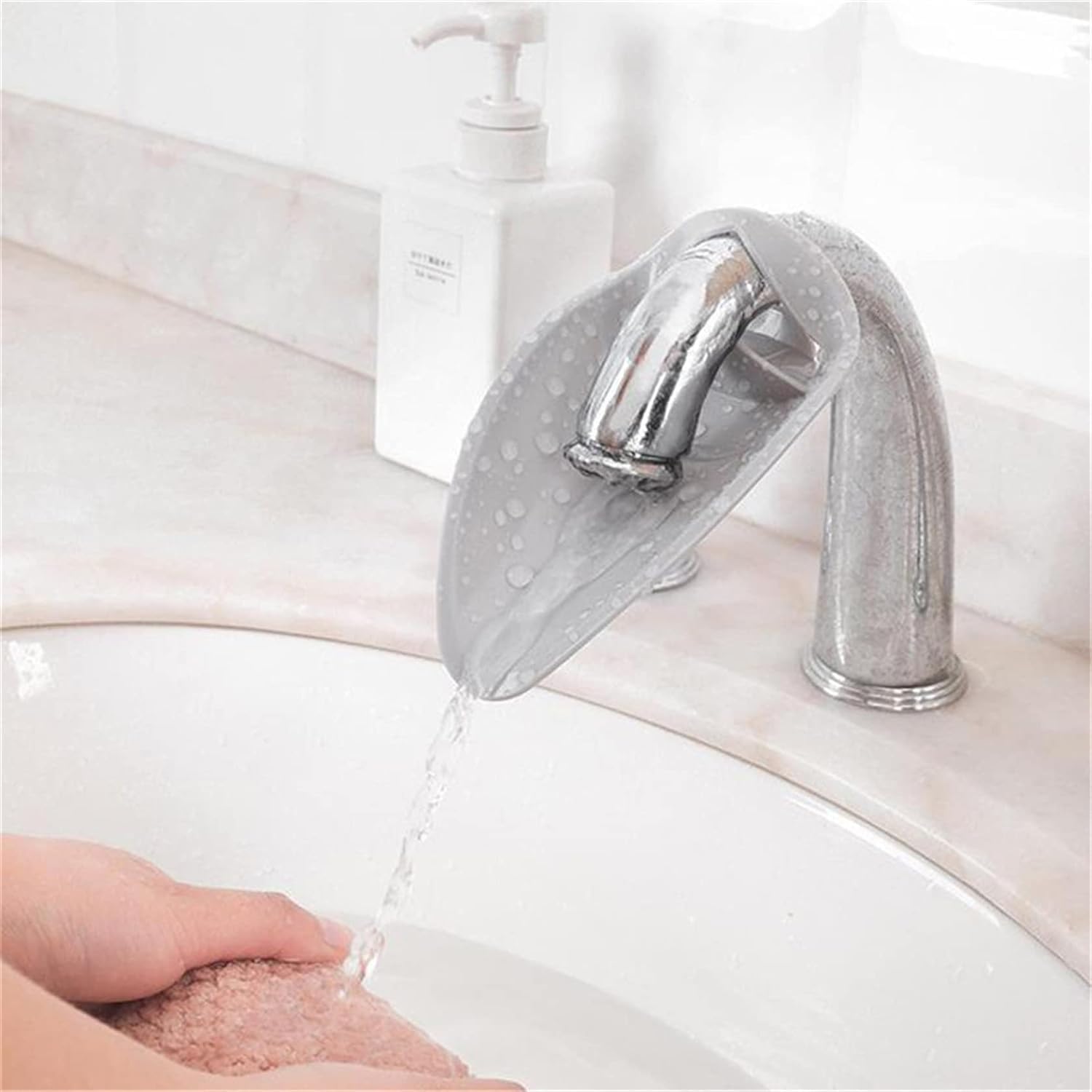 Faucet Extender For Toddlers - Sink Extender For Kids Hand Washing, Bathroom Sink Spout Wash Helper For Children Baby Bathroom S