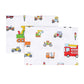 Kids Toddler Pillowcases 100% Cotton 14X19 2 Packs Fits Kid Toddler Bedding Pillow 14X19, 13X18 Small Pillow (Construction Vehic