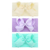 Lanmerry Headband Bows For Baby Girls Newborn Baby Bows Soft Nylon Hairbands Ribbon Bow Hair Accessories For Newborns Infants To