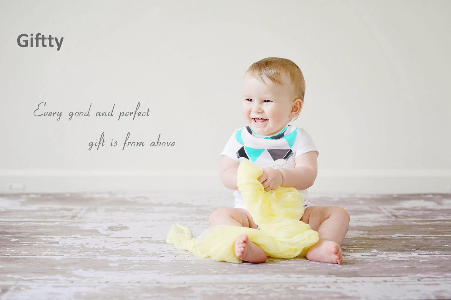 Giftty Teething Bibs Baby Bibs Bandana Drool Bib With Bpa-Free Silicone Teether For Boys & Girls, Babies & Toddlers (5-Pack)