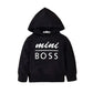 Aalizzwell Toddler Baby Long Sleeve Hooded Sweatshirt Pocket Pullover Hoodies For Boys Girls (Black-1, 3T)