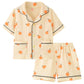 Biniduckling Baby Short Sleeve Pajamas For Toddler Boys Girls 18 Months Orange