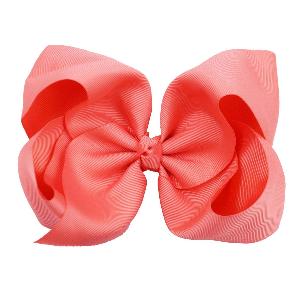 Ded 20 Pcs 8' Hair Bows Clips Boutique Grosgrain Ribbon Big Large Bows Alligator Hair Accessories For Baby Girls Teens Kids
