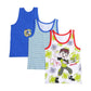 Bodycare Kids BabyBoys 100% Cotton Regular Fit Vest White Colored | | Skin Friendly | Lightweight | Sleeveless Design | Cartoon