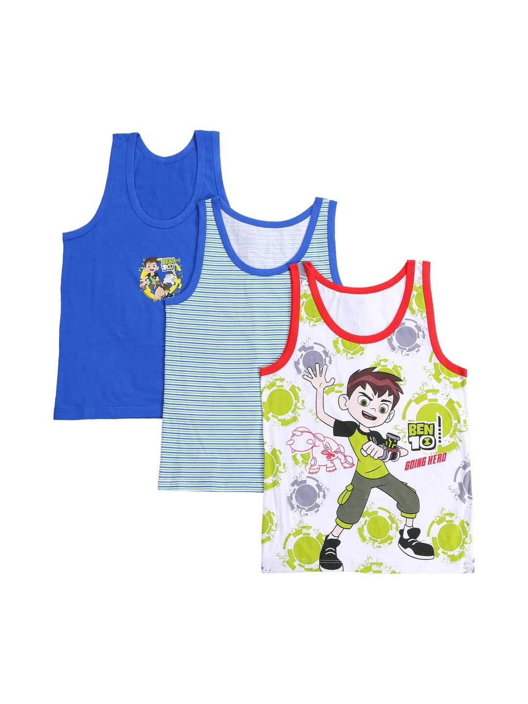 Bodycare Kids BabyBoys 100% Cotton Regular Fit Vest White Colored | | Skin Friendly | Lightweight | Sleeveless Design | Cartoon