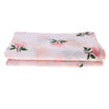ATORSE Soft Muslin Baby Swaddling Blanket Newborn Infant Cotton Swaddle Towel Rose