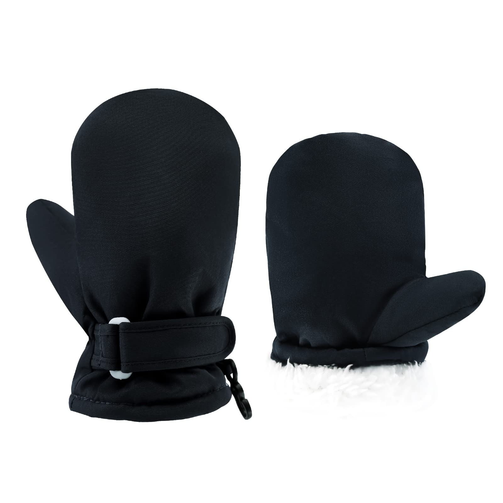Toddler Waterproof Mittens Fleece Lined Baby Boys Girls Winter Warm Gl – Cutebab WBCBBB08QJ436L8