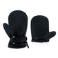 Toddler Waterproof Mittens Fleece Lined Baby Boys Girls Winter Warm Glove Kids Snow Infant Ski Mitten For 3M-5T (Black, 1-2T)