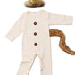 Shalofer Baby Boys Girls Where The Wild Things Are Romper Infant First Birthday Outfit (Beige,12-18 Months)