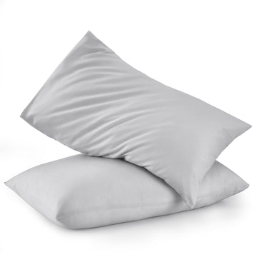 Tillyou Toddler Pillowcase 2 Pack With Envelope Closure,13' X 18' Silky Soft Microfiber Travel Kids Pillow Cases For Boys And