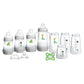 Mam Grow With Baby 15-Piece Gift Set, Newborn 0-4 Months, Anti-Colic Bottles And Silicone Nipples Skinsoft, Essential Baby Items