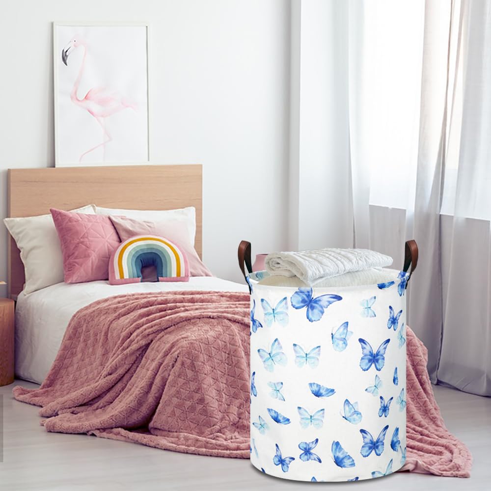 Ntaohamper Kids Laundry Hamper,Laundry Basket,Baby Nursery Hamper,Waterproof Storage Bin,Clothes Organizer,Toys Bin,Room Decor(B