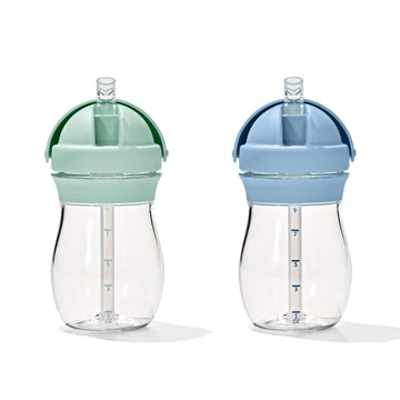 Oxo Tot Transitions Straw Cup 9 Oz. - Opal And Dusk - 2 Pack