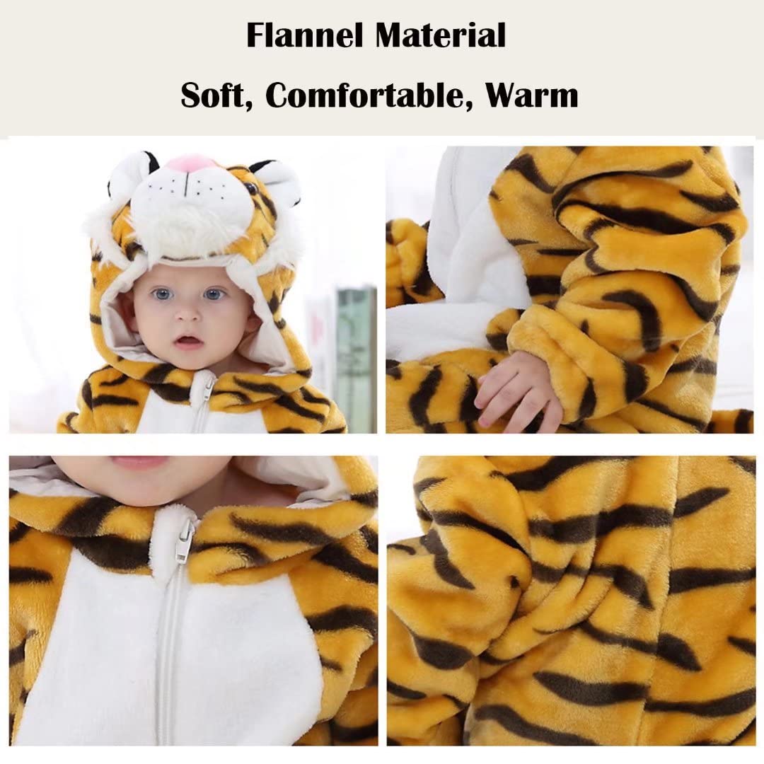 Baby Tiger Costumes Unisex Toddler Outfit Halloween Dress Up Romper 12-18 Months