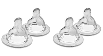 Mam Bottle Nipples Medium Flow Nipple Level 2, For 2+ Months, Skinsoft Silicone Nipples For Baby Bottles, Fits All Mam Bottles,