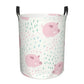 Pevtufa Cute Pigs Foldable Laundry Basket Organizer,Fabric Clothes Toy Storage Basket Nursery Hamper Storage Bin For Household B