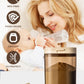 Tourdeus Travel Formula Dispenser, 1200Ml Portable Milk Powder Container Formula Holder, Flip Top Formula Container To Go With M