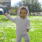 Agqt Baby Boys First Easter Romper Bunny Ear Halloween Animal Costumes Bodysuits Long Sleeve Hoodie Outfit Gray Size 12-18 Month