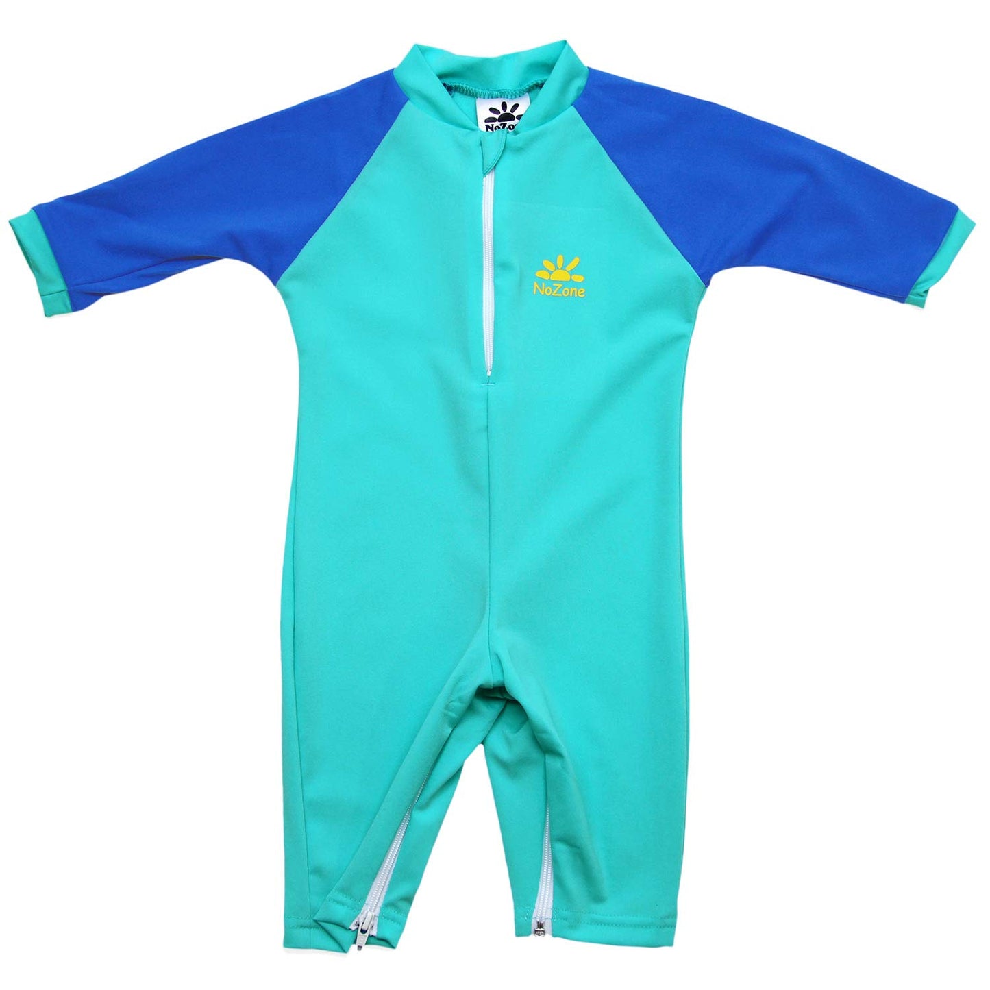 Nozone Fiji Sun Protective Baby Swimsuit In Aquatic/Blue, 0-6 Months