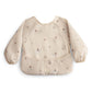 Mushie Long Sleeve Baby Bib | Mess Free & Waterproof Fabric For Toddlers | Adjustable Fit For Ages 6-24 Months (Boats)