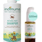Indimums Natural Baby Hair Oil & Baby Shampoo | Promotes Healthy Scalp & Hair | Reetha, Almond, Coconut, Bhringraj, Hibiscus & A